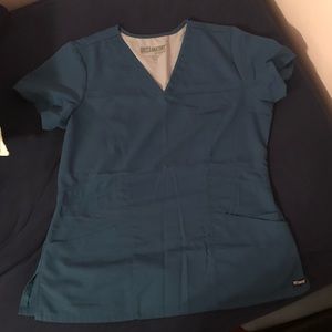 Grey’s anatomy scrub top, Caribbean blue